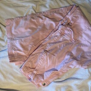 pink american eagle wide leg cargo pants